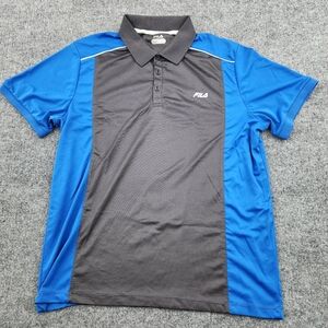 Fila black and blue polo shirt XL